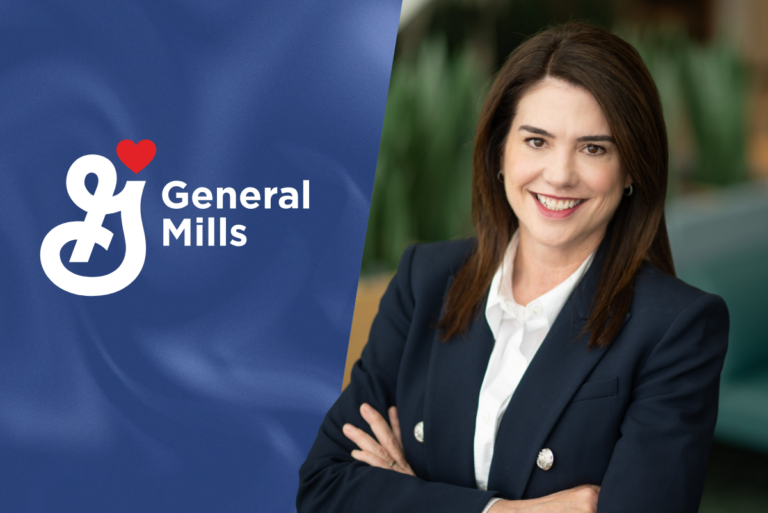 General Mills logo and headshot of Dana McNabb