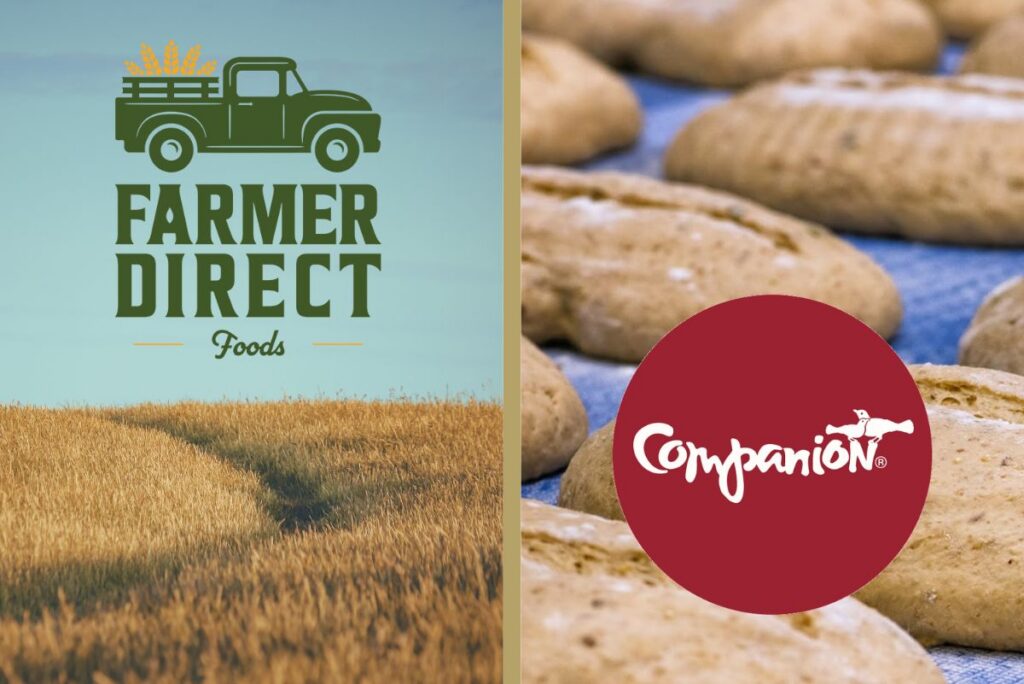 FDF and Companion Baking logos over partnership background