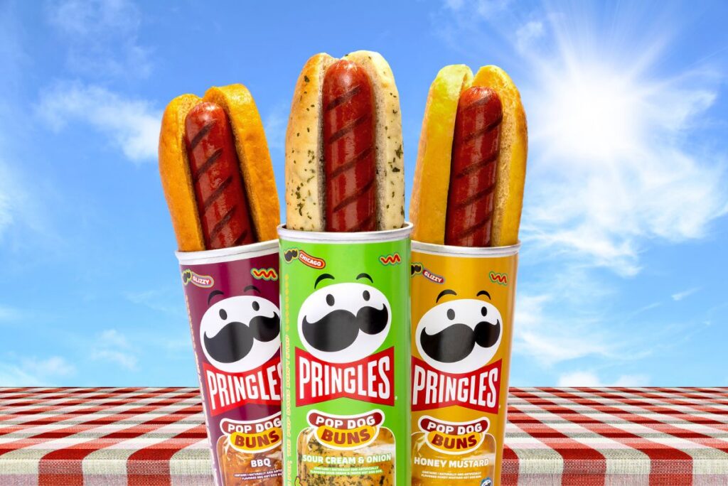 Pringles flavors in bun form