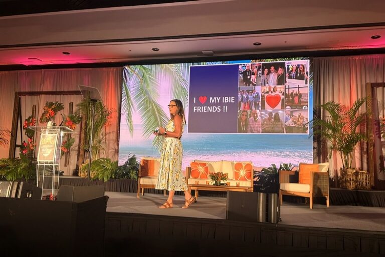 Kimberly Hardcastle onstage at BEMA Convention 2026