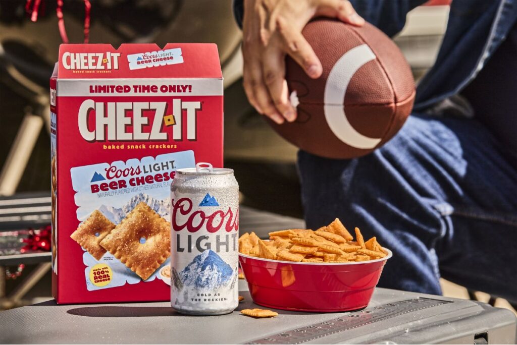 Cheez-It brews up beer cheese crackers with Coors