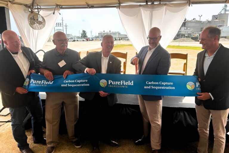 PureField Ingredients celebrates completion of CO2 capture facility
