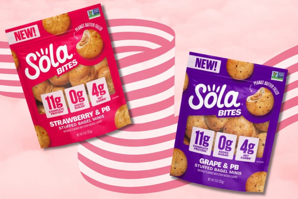 Sola's stuffed bagel bites