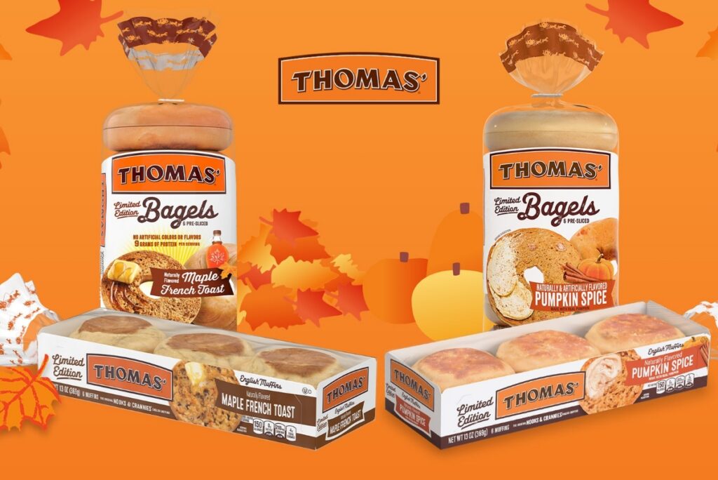Thomas' new maple and pumpkin spice breads