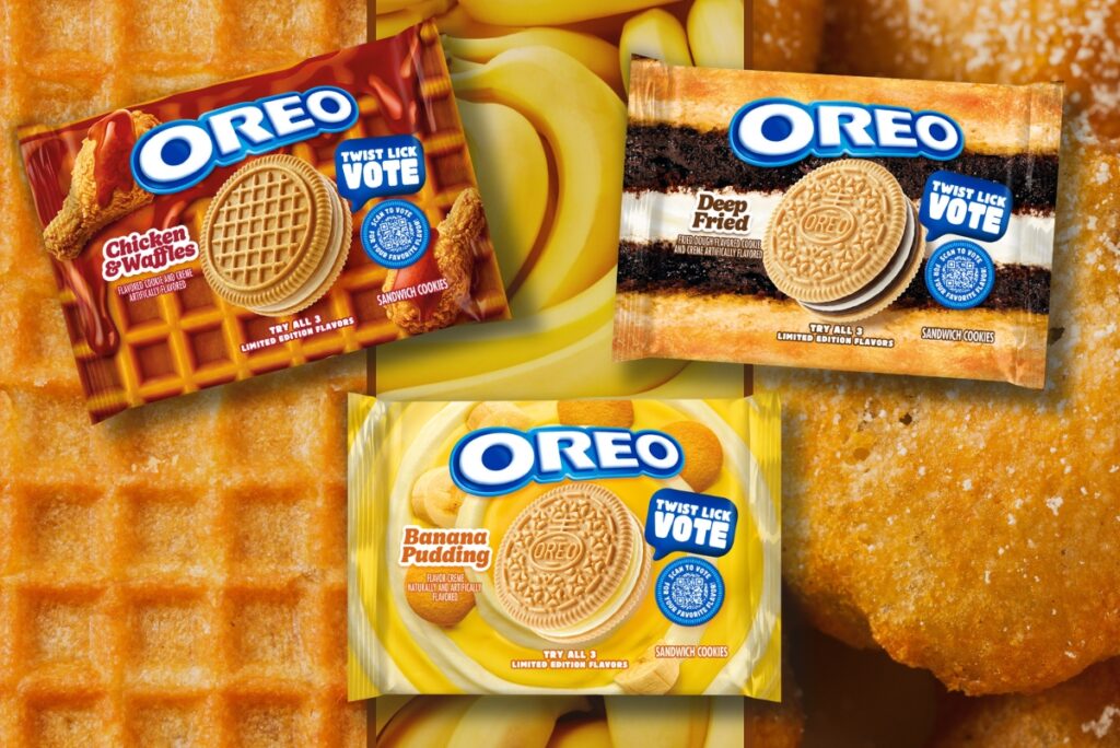 OREO debuts three competitive flavors for consumers to vote