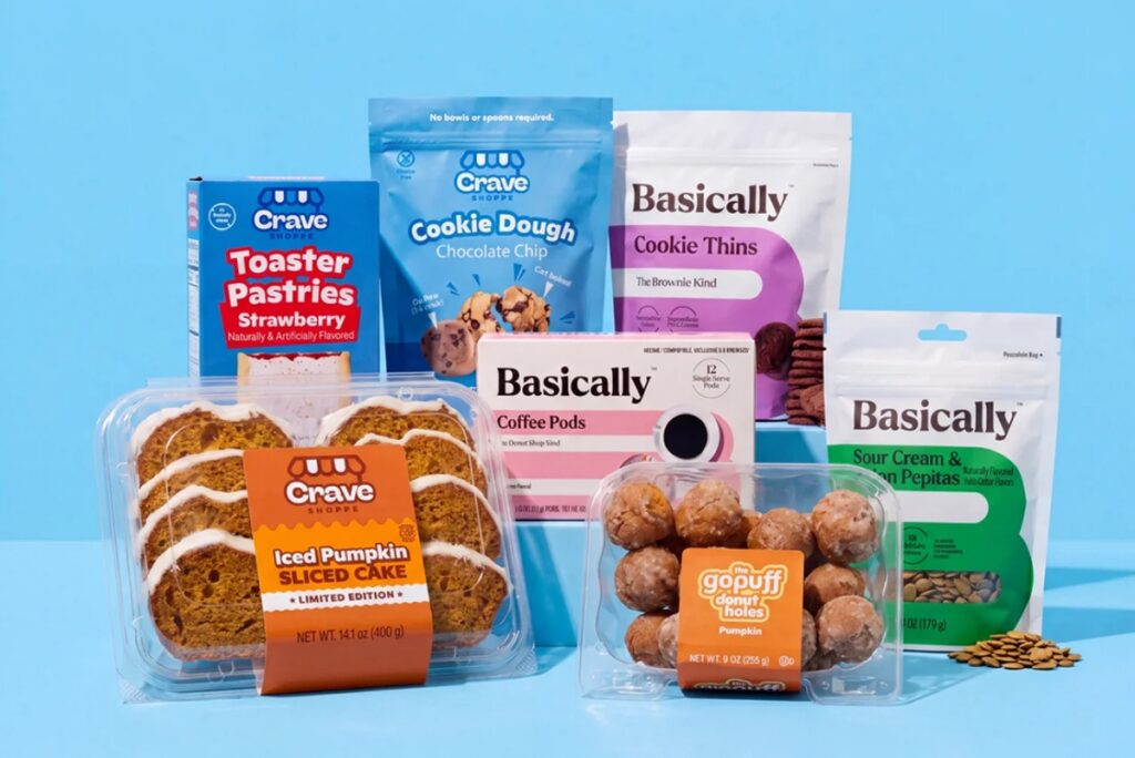 Gopuff's new seasonal private label offerings