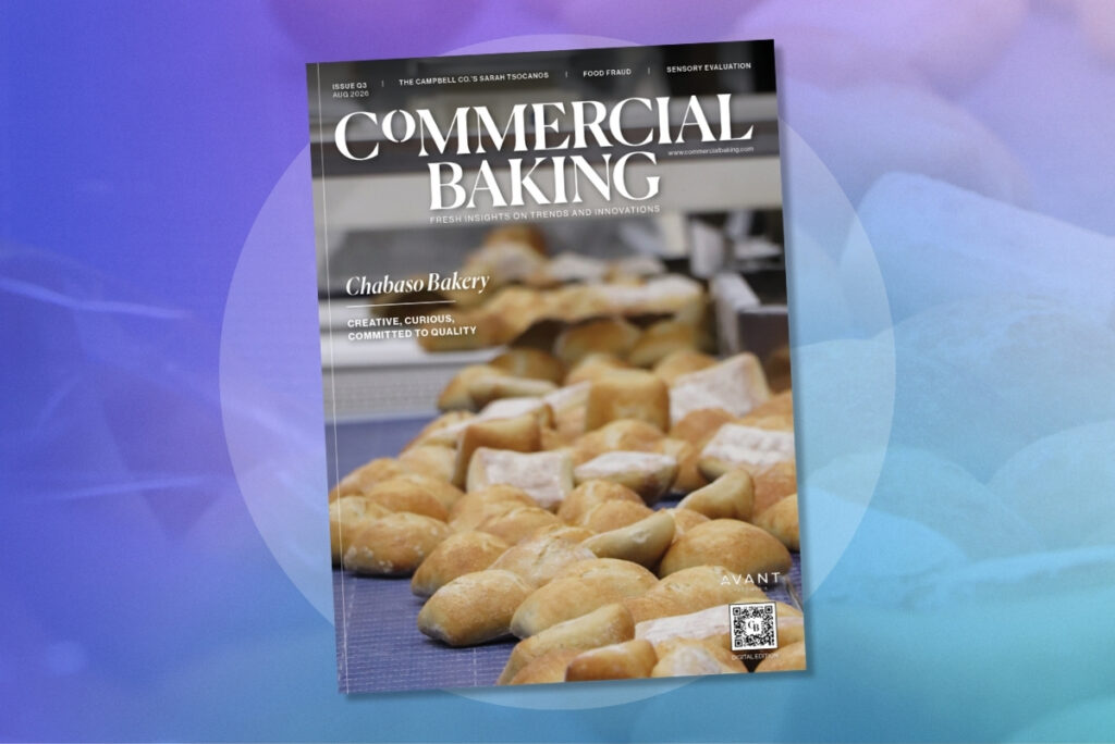 August | Q3 2026 issue of Commercial Baking on background