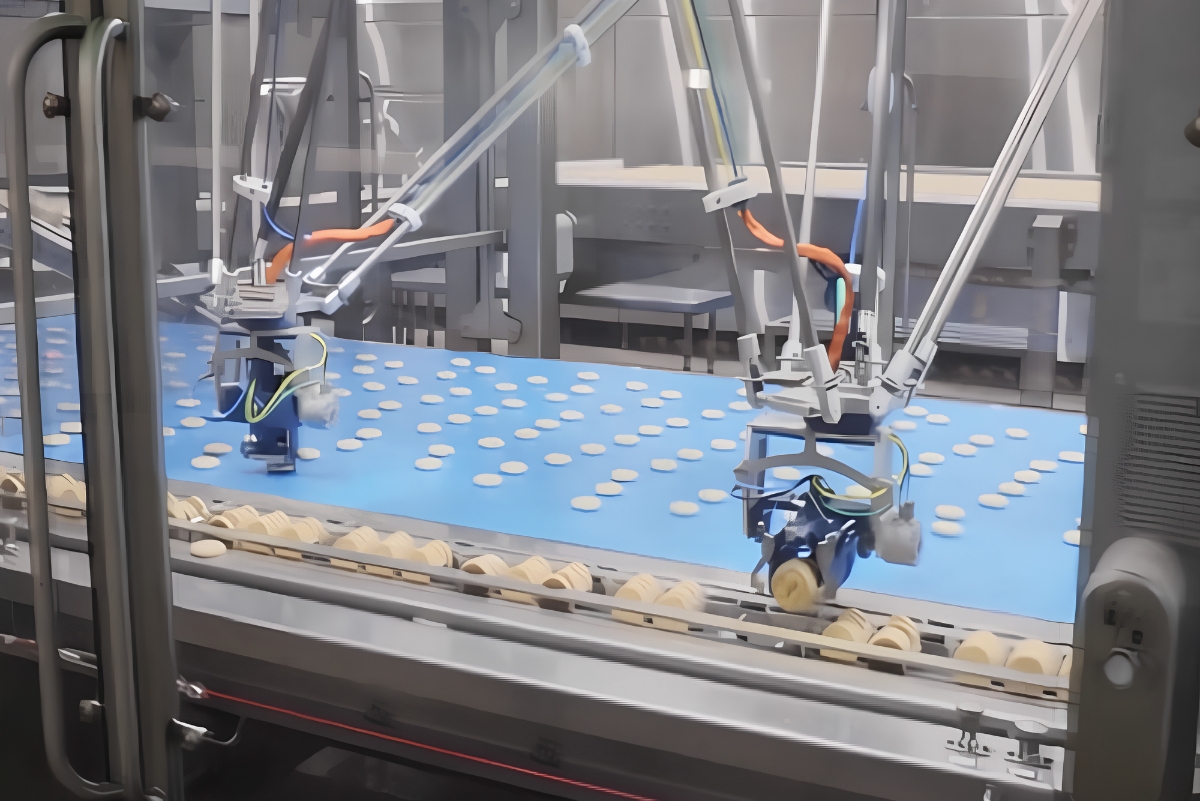 pick-and-place robotics system in action